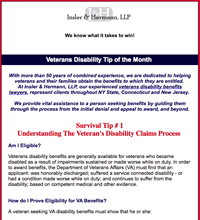 NY Veterans Disability Lawyer | Veterans Disability Benefits